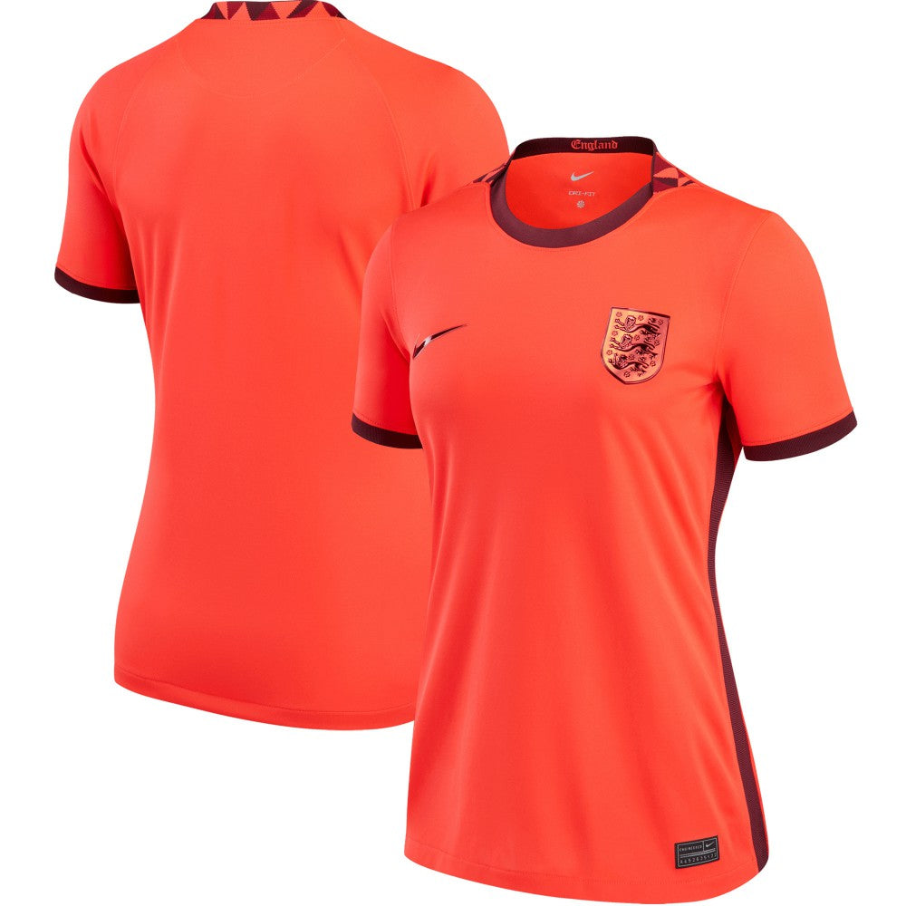 England Women's National Team Women's 2022/23 Away Replica Blank Jersey Red - Nike outlet