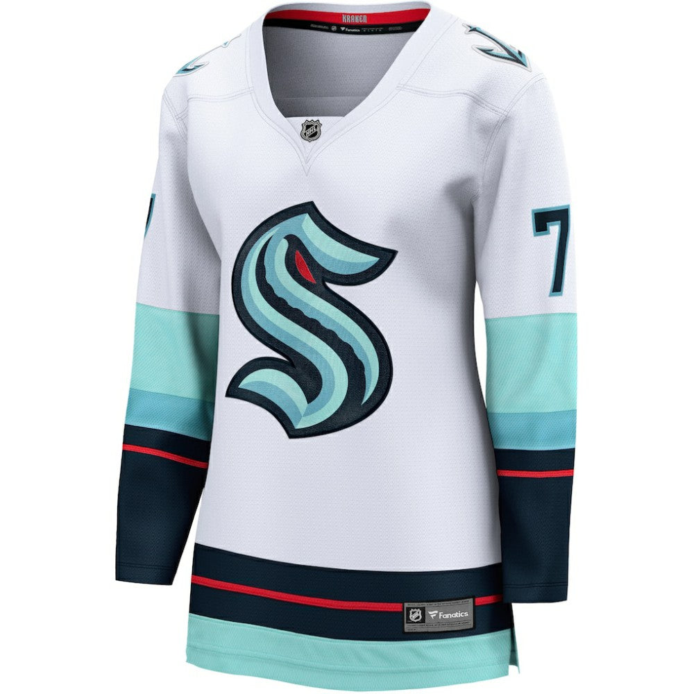 Jordan Eberle Seattle Kraken Fanatics Women's Away Breakaway Jersey - White - NHL 4727390