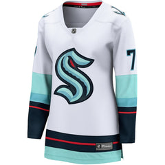 Jordan Eberle Seattle Kraken Fanatics Women's Away Breakaway Jersey - White - NHL 4727390