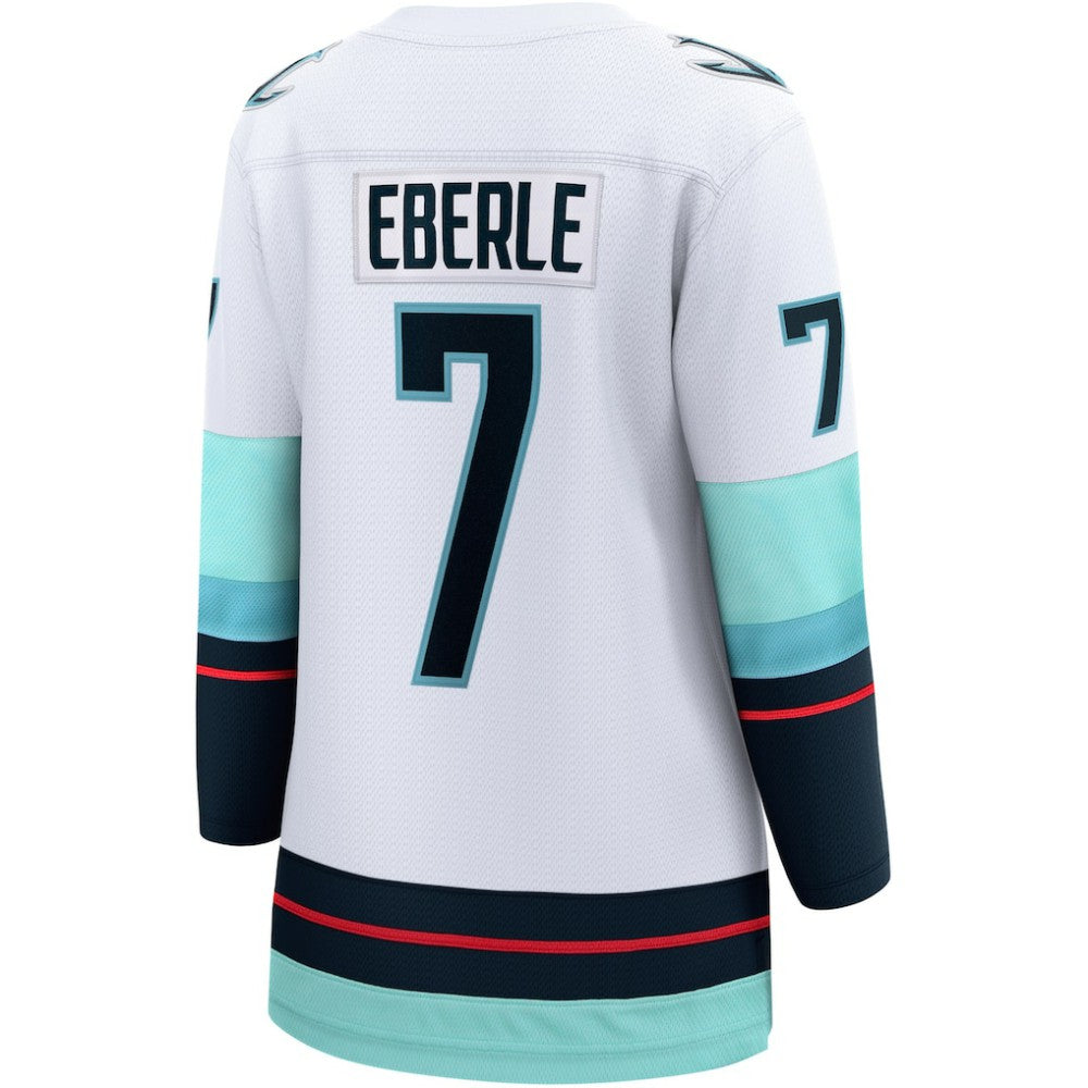 Jordan Eberle Seattle Kraken Fanatics Women's Away Breakaway Jersey - White - NHL 4727390
