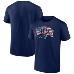 Carolina Panthers Banner Wave Logo T-Shirt Navy