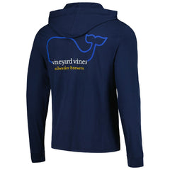 Milwaukee Brewers Vineyard Vines Long Sleeve Hoodie T-Shirt - Navy - MLB Online