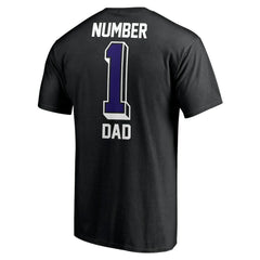 Baltimore Ravens Number One Dad T-Shirt Black