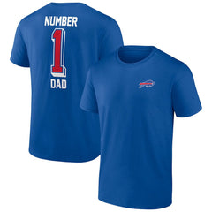 Buffalo Bills Number One Dad T-Shirt Royal