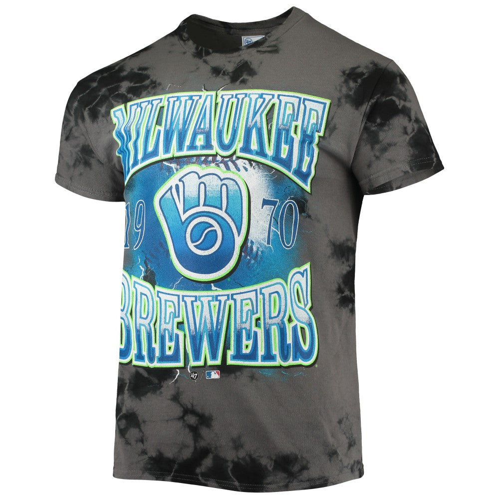 Milwaukee Brewers '47 Wonder Boy Vintage Tubular T-Shirt - Charcoal - 47 brand Sale
