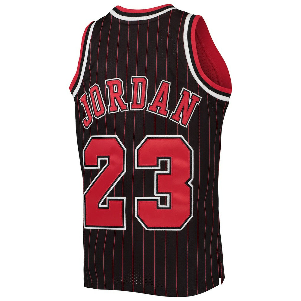 Michael Jordan Chicago Bulls Youth 1996-97 Hardwood Classics Authentic Jersey for sale Black/Red | Mitchell & Ness Lifestyle