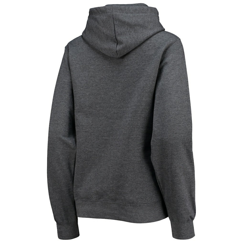 Washington Commanders WEAR by Erin Andrews Women's Fleece Pullover Hoodie Heathered Gray