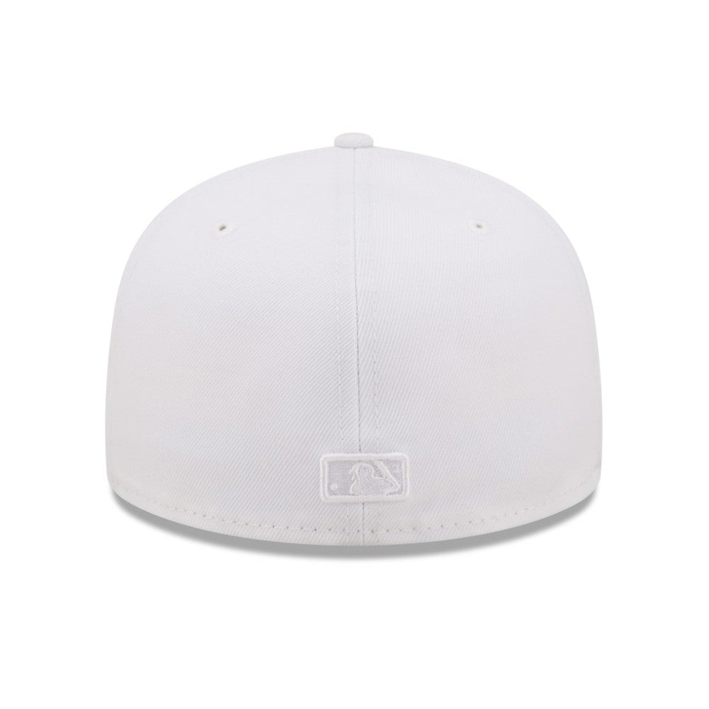 Colorado Rockies New Era White on White 59FIFTY Fitted Hat - New Era Lifestyle