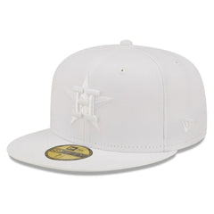 Houston Astros New Era White on White 59FIFTY Fitted Hat - New Era Sale