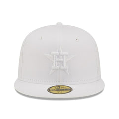 Houston Astros New Era White on White 59FIFTY Fitted Hat - New Era Sale