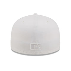 Los Angeles Dodgers New Era White on White 59FIFTY Fitted Hat - New Era Lifestyle