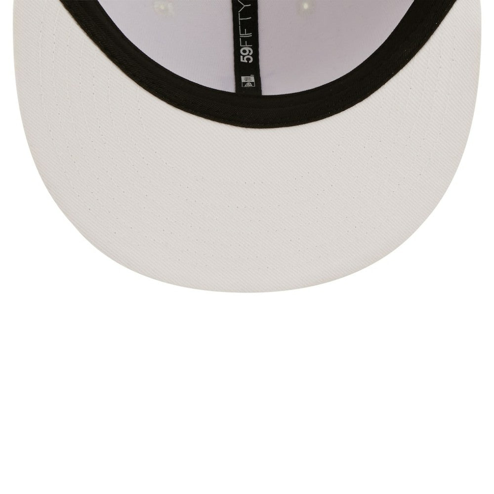 Detroit Tigers New Era White on White 59FIFTY Fitted Hat - New Era Discount