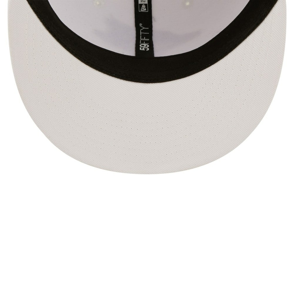 Toronto Blue Jays New Era White on White 59FIFTY Fitted Hat - New Era Sale