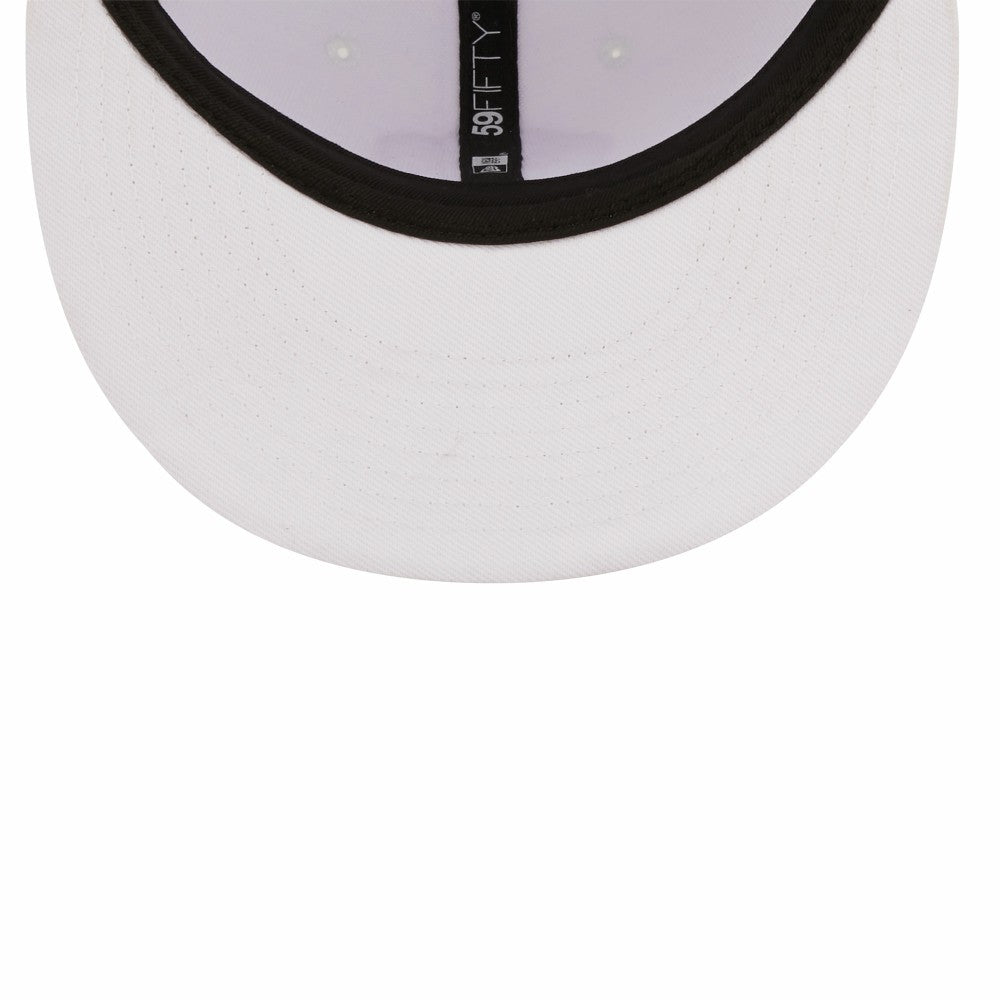 Milwaukee Brewers New Era White on White 59FIFTY Fitted Hat - New Era Online