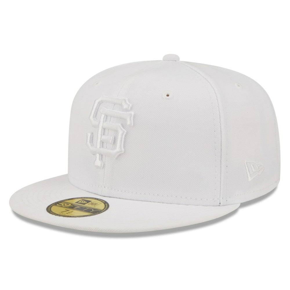 San Francisco Giants New Era White on White 59FIFTY Fitted Hat - New Era Online