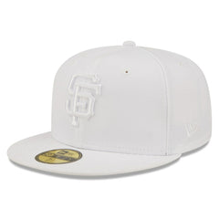 San Francisco Giants New Era White on White 59FIFTY Fitted Hat - New Era Online