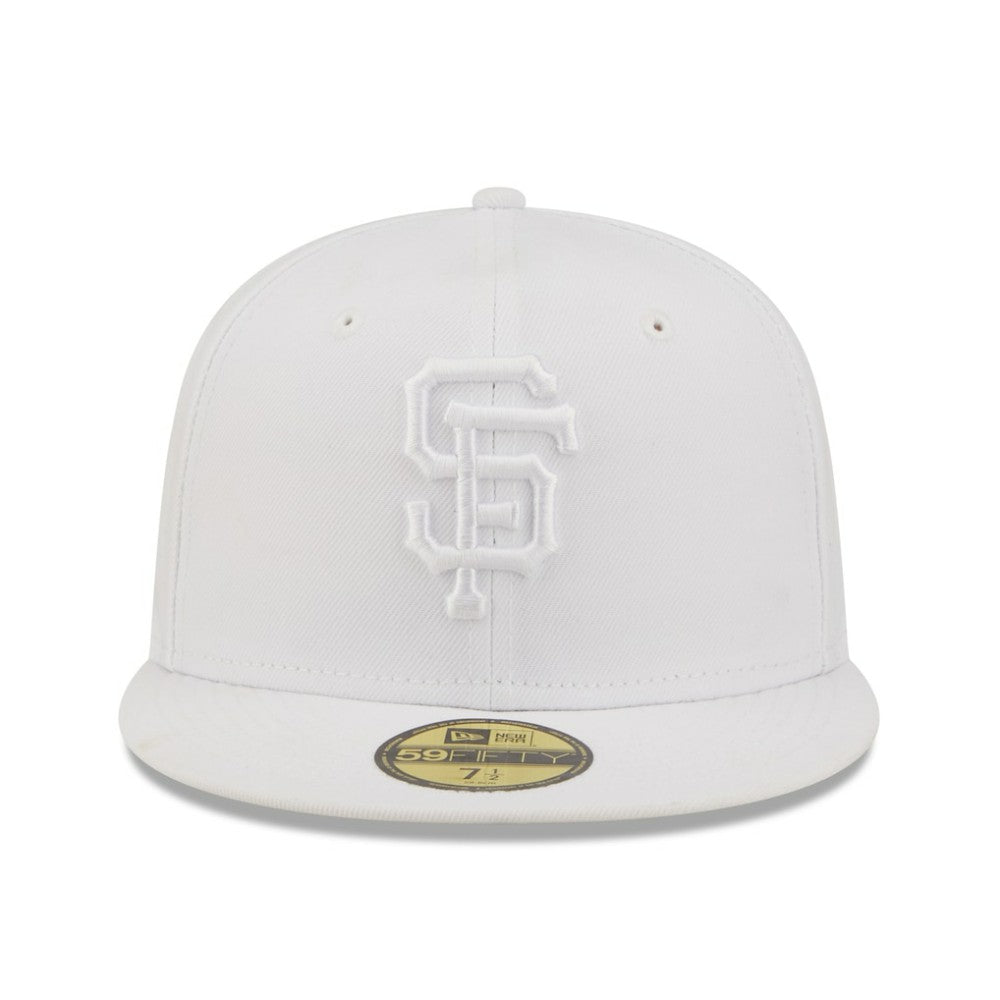 San Francisco Giants New Era White on White 59FIFTY Fitted Hat - New Era Online
