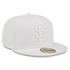 San Francisco Giants New Era White on White 59FIFTY Fitted Hat - New Era Online