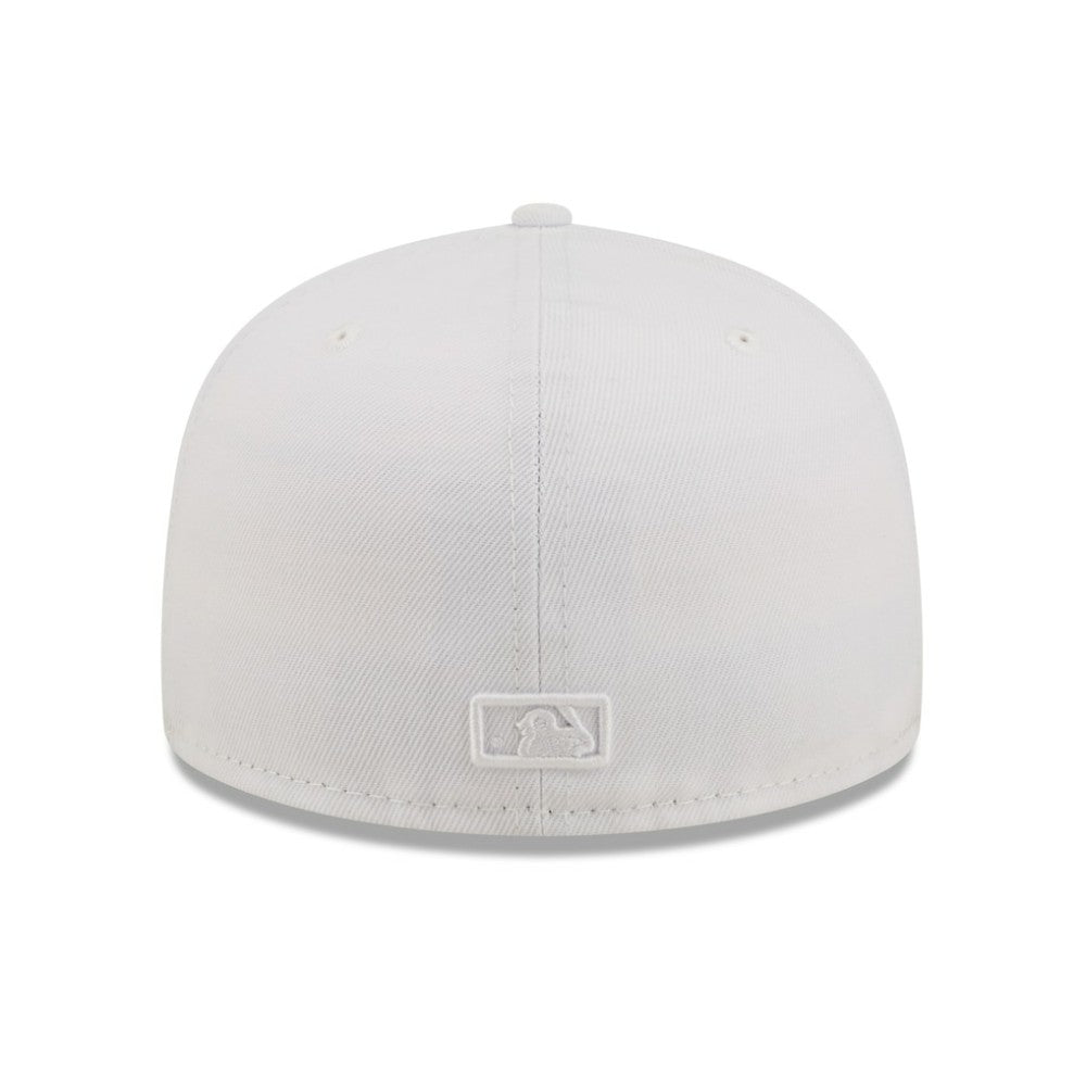 Athletics New Era White on White 59FIFTY Fitted Hat - New Era Sale