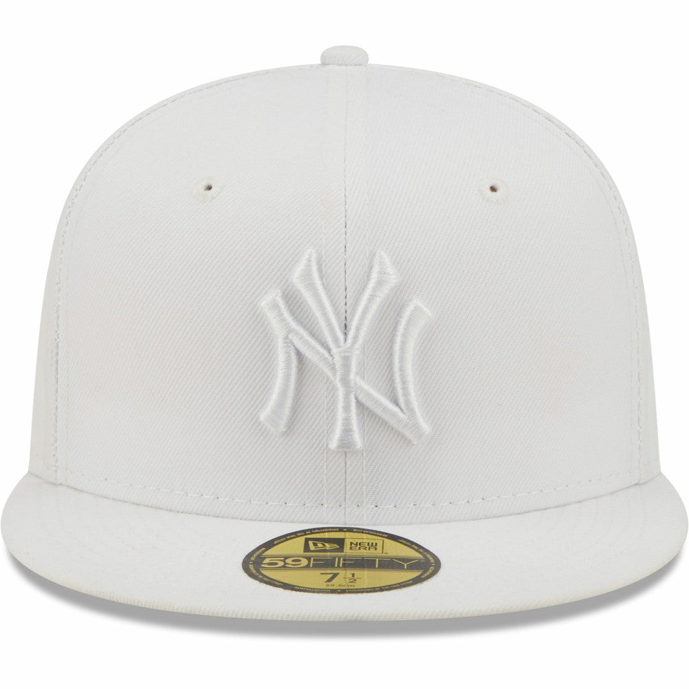 New York Yankees New Era White on White 59FIFTY Fitted Hat - New Era Sale