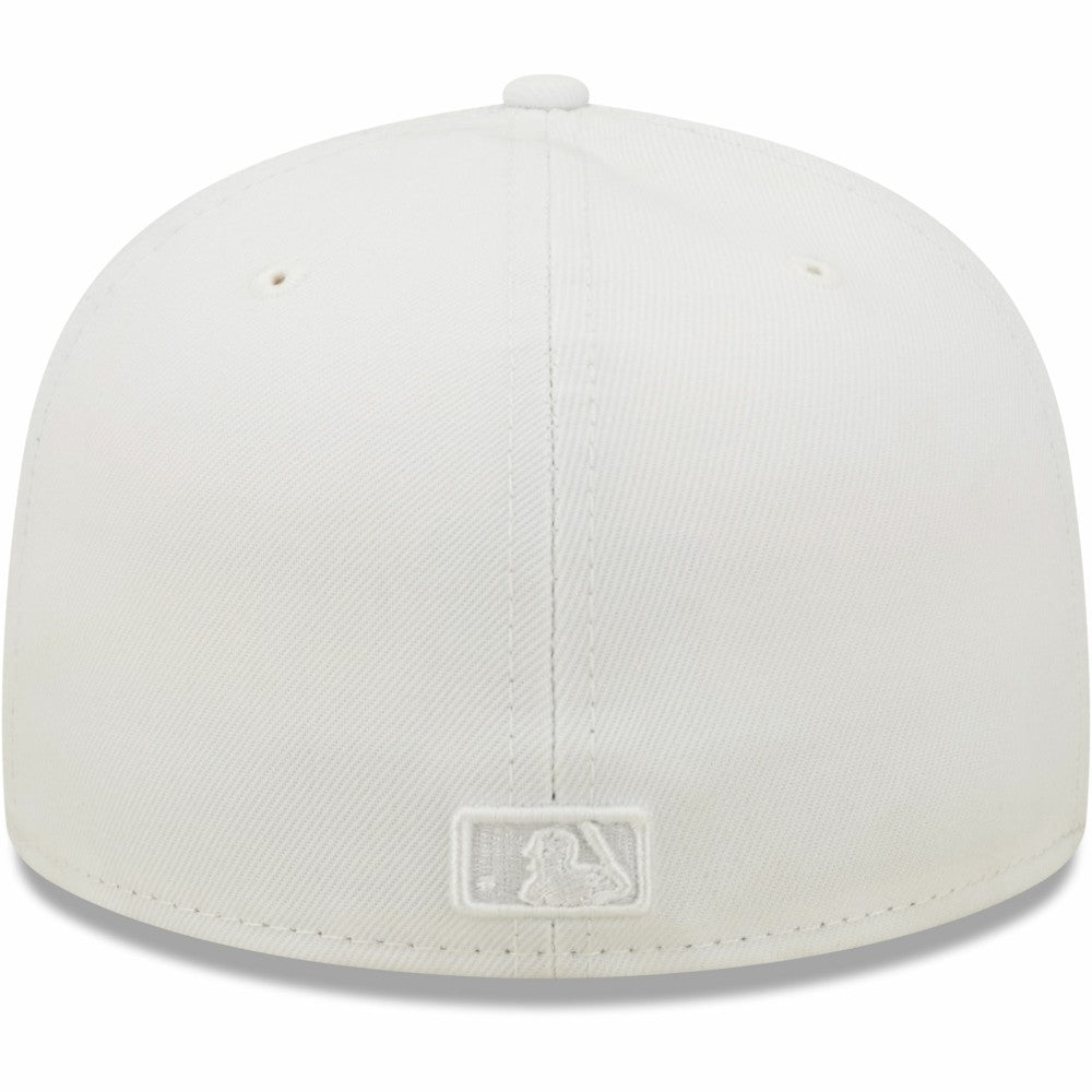 Cleveland Guardians New Era White on White 59FIFTY Fitted Hat - New Era Sale