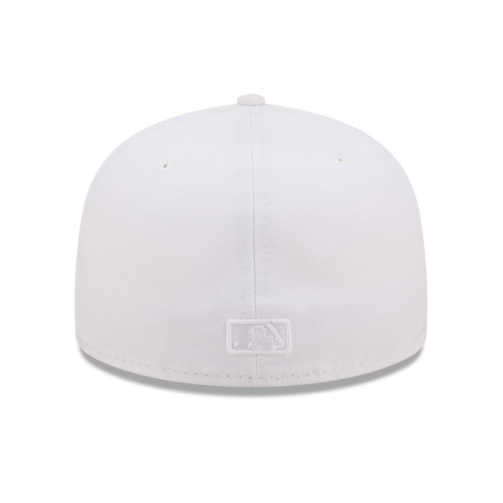 Los Angeles Angels New Era White on White 59FIFTY Fitted Hat - New Era Online