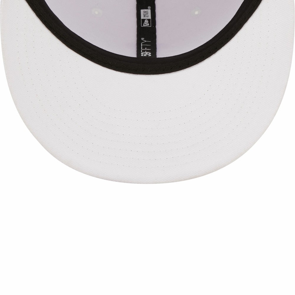 Los Angeles Angels New Era White on White 59FIFTY Fitted Hat - New Era Online