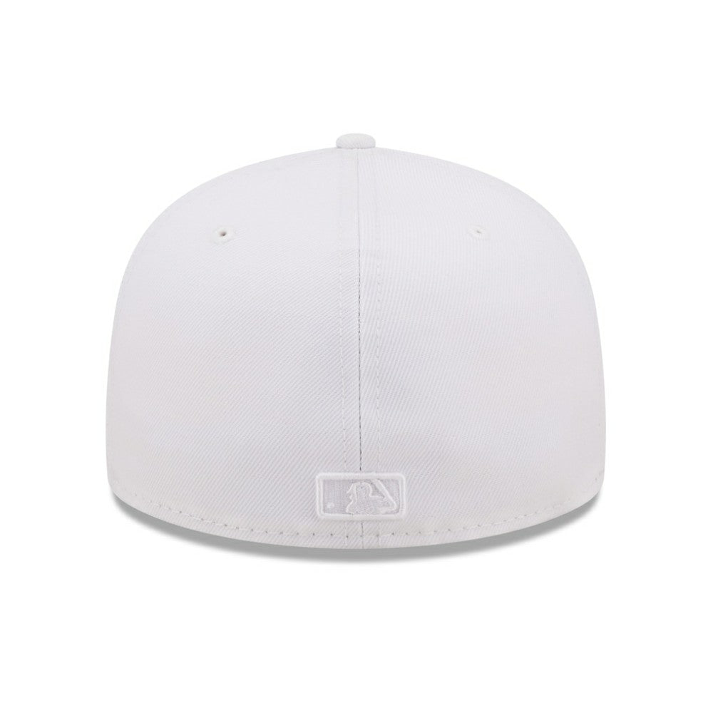 San Diego Padres New Era White on White 59FIFTY Fitted Hat - New Era Online