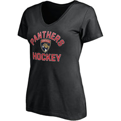 Florida Panthers Fanatics Women' s Overtime V-Neck T-Shirt - Black - NHL 4734509