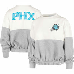 Phoenix Suns '47 Women's 2022/23 City Edition Take Two Bonita Sweatshirt Cream | 47 brand