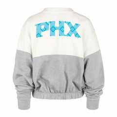 Phoenix Suns '47 Women's 2022/23 City Edition Take Two Bonita Sweatshirt Cream | 47 brand