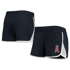 Los Angeles Angels New Era Women's Stretch French Terry Shorts - Navy - New Era Sale