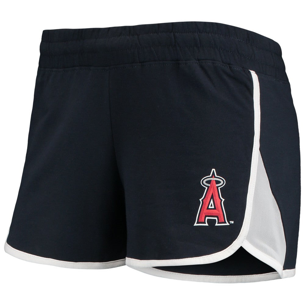Los Angeles Angels New Era Women's Stretch French Terry Shorts - Navy - New Era Sale