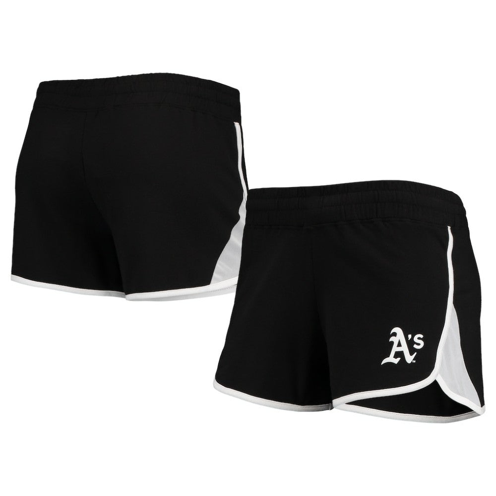 Athletics New Era Women's Stretch French Terry Shorts - Black - New Era on Sale