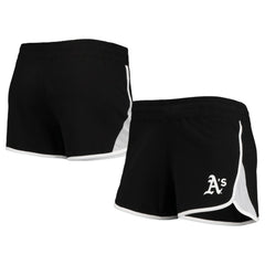 Athletics New Era Women's Stretch French Terry Shorts - Black - New Era on Sale