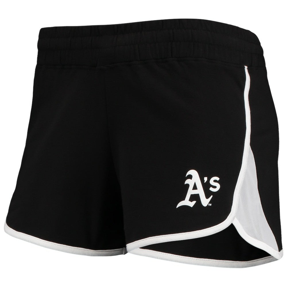 Athletics New Era Women's Stretch French Terry Shorts - Black - New Era on Sale