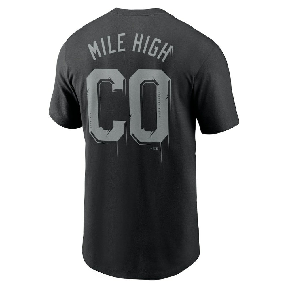 Colorado Rockies Nike Mile High Local Team T-Shirt - Black - Nike Online