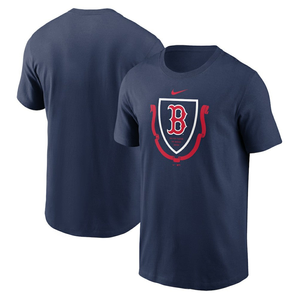 Boston Red Sox Nike Crest Local Team T-Shirt - Navy - Nike Sale