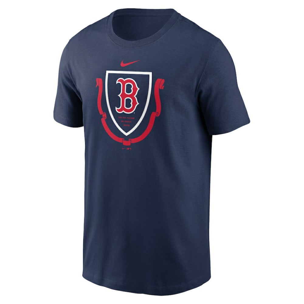 Boston Red Sox Nike Crest Local Team T-Shirt - Navy - Nike Sale