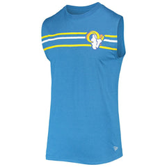 Los Angeles Rams New Era Brushed Sleeveless Tank Top Royal