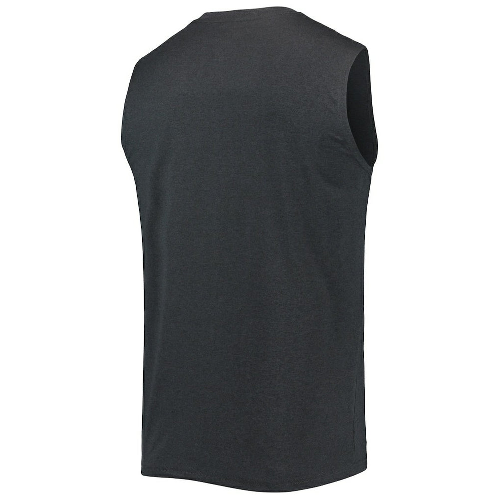 Pittsburgh Steelers New Era Brushed Sleeveless Tank Top Black