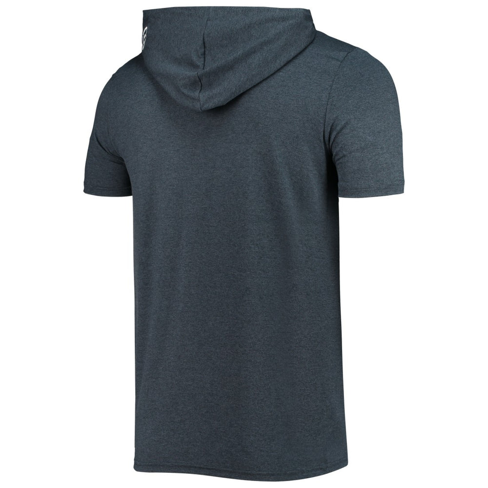 Tennessee Titans New Era Team Brushed Hoodie T-Shirt Heathered Navy