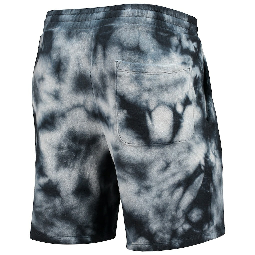 New Orleans Saints New Era Tie-Dye Shorts Black