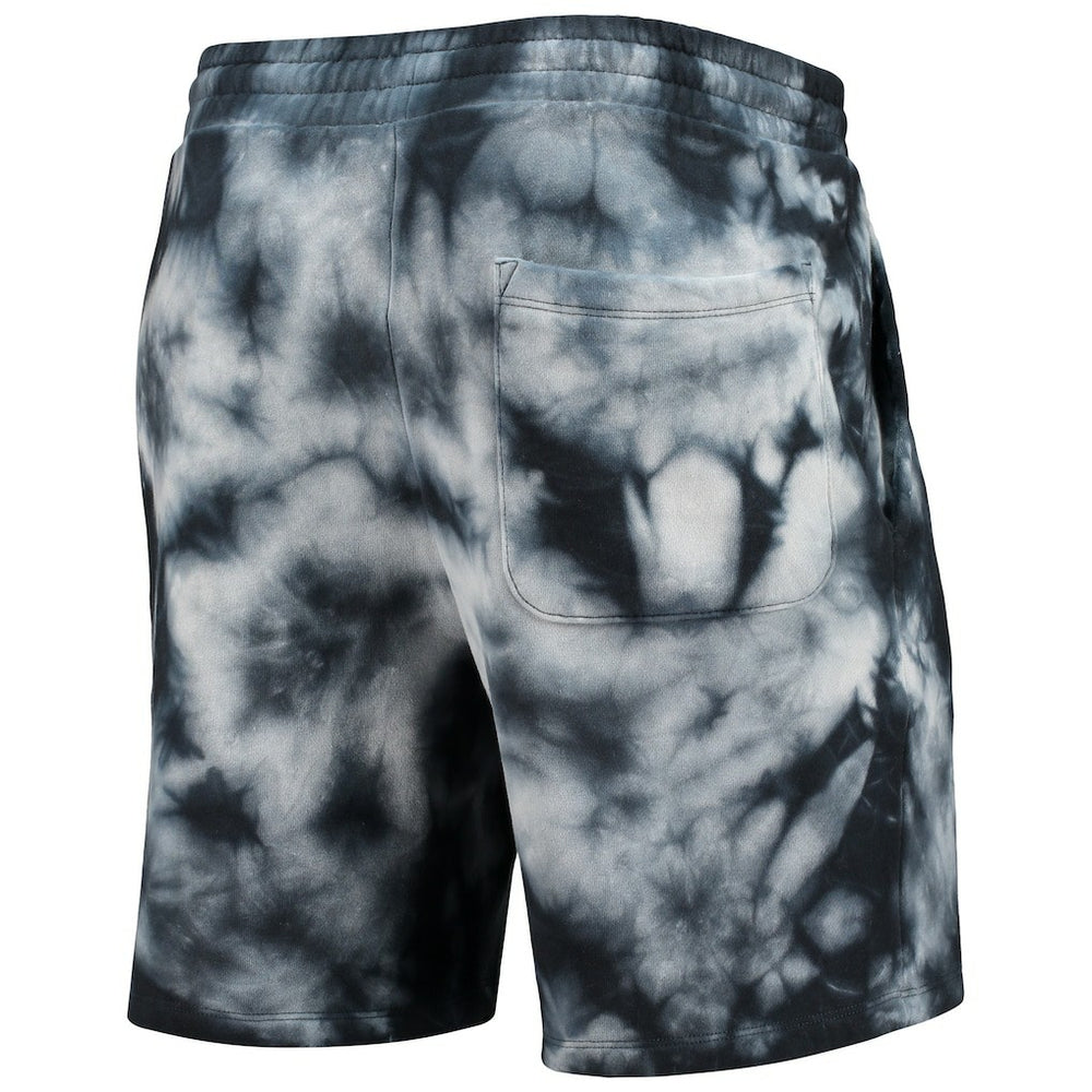 New Orleans Saints New Era Tie-Dye Shorts Black
