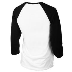 San Diego Padres Tiny Turnip Women's Baseball Love Raglan 3/4-Sleeve T-Shirt - White/Black - MLB Discount