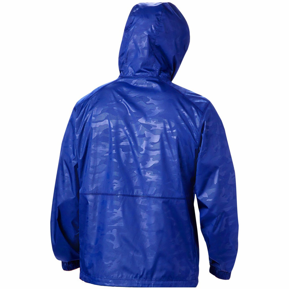 New York Knicks Camo Flash Forward Full-Zip Windbreaker Jacket Blue | Columbia US