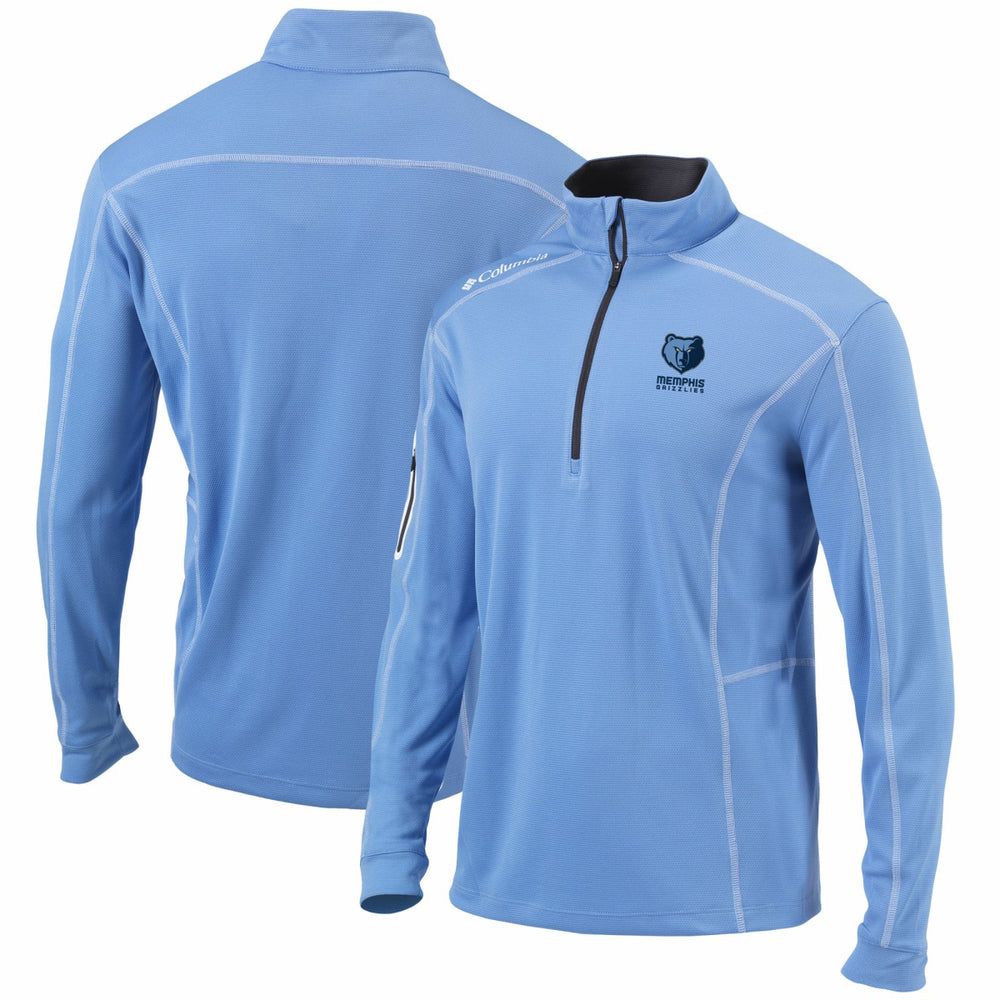 Memphis Grizzlies Shotgun Omni-Wick Quarter-Zip Pullover Jacket Light Blue | Columbia US