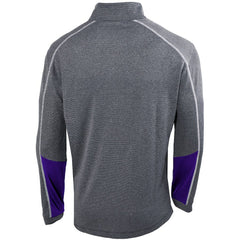Charlotte Hornets Omni-Wick Shotgun 2.0 Quarter-Zip Pullover Top Heathered Gray/Purple | Columbia US
