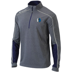 Dallas Mavericks Omni-Wick Shotgun 2.0 Quarter-Zip Pullover Top for sale Heathered Gray/Navy | Columbia online