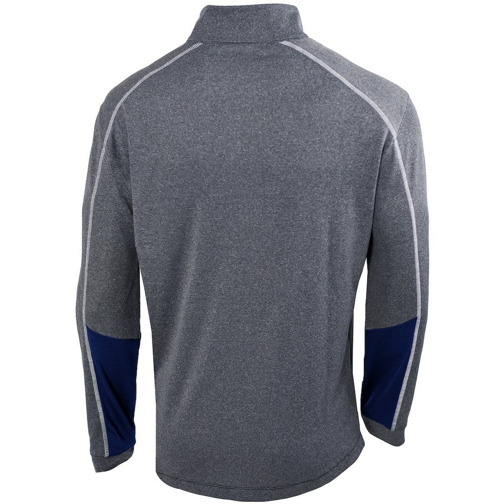 Indiana Pacers Omni-Wick Shotgun 2.0 Quarter-Zip Pullover Top Heathered Gray/Navy | Columbia Lifestyle